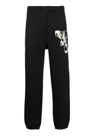 Y-3 logo-print track pant - Nero