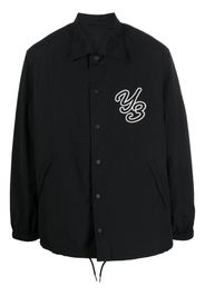 Y-3 logo-embroidered shirt jacket - Nero