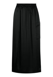 Y-3 side-slit cargo maxi skirt - Nero