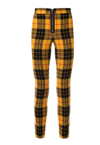 Pantaloni skinny con motivo tartan