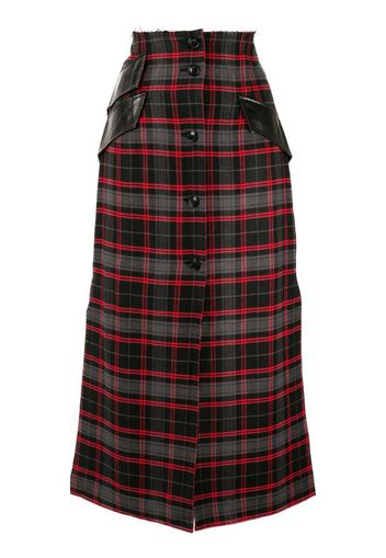 Gonna midi tartan