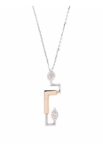 Yeprem Collana con pendente in oro 18kt - Argento