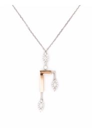 Yeprem Collana con pendente in oro 18kt - Argento