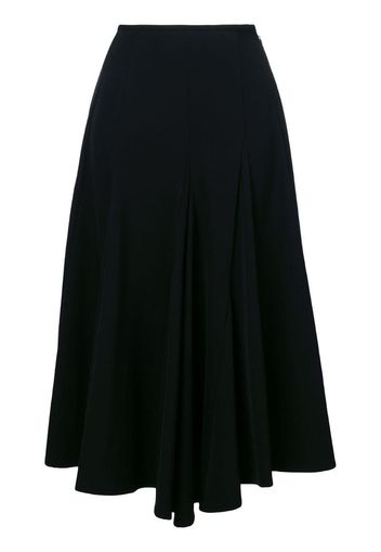 asymmetric midi skirt