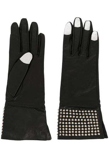 2000s micro studs contrasting nails gloves