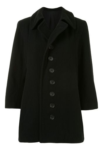 Yohji Yamamoto Pre-Owned Cappotto con bottoni - BLACK