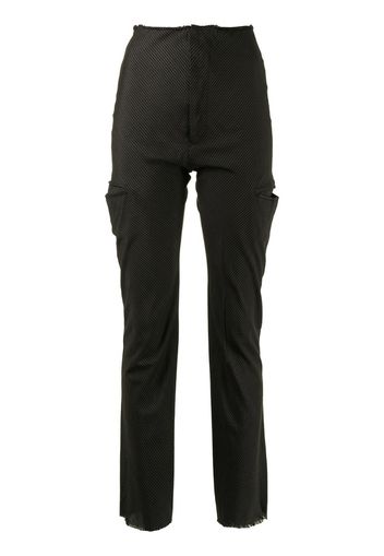 Pantaloni skinny gessati