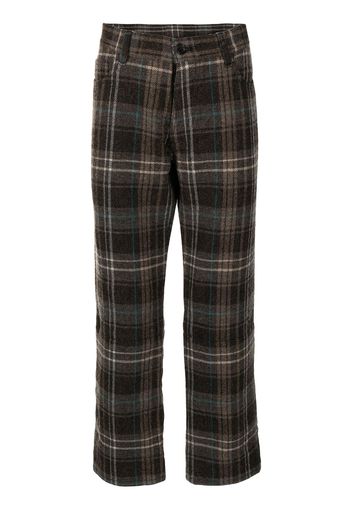 Yohji Yamamoto Pre-Owned Pantaloni dritti - Marrone