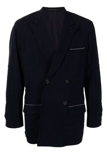 Yohji Yamamoto Pre-Owned Blazer doppiopetto - Blu