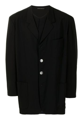 Yohji Yamamoto Pre-Owned Blazer a strati - Nero