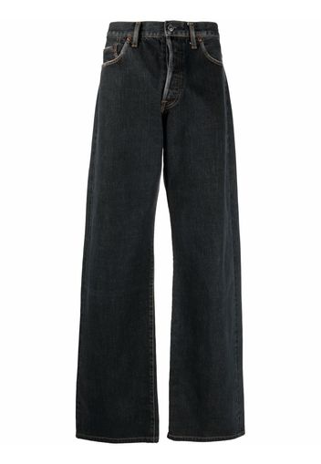 Yohji Yamamoto Pre-Owned Jeans a gamba ampia Pre-owned anni 2000 - Grigio