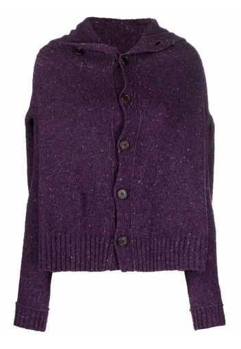 Yohji Yamamoto Pre-Owned Cardigan con colletto alla marinara anni 2000 - Viola