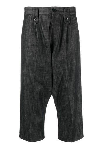 Yohji Yamamoto Pre-Owned Pantaloni crop anni 2000 - Grigio