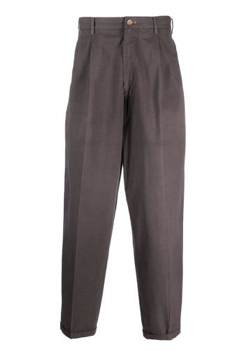 Yohji Yamamoto Pre-Owned Pantaloni sartoriali a vita alta anni '90 - Viola