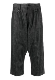 Yohji Yamamoto Pre-Owned Pantaloni crop anni 2000 - Grigio