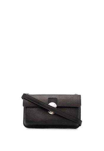 Yohji Yamamoto Borsa a tracolla con battente - Nero