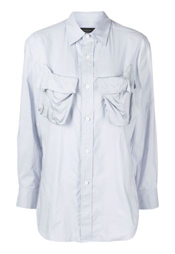 Yohji Yamamoto Camicia con taschino - Blu