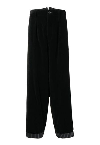 Yohji Yamamoto high-waist wide-leg trousers - Nero