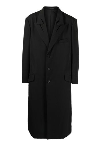 Yohji Yamamoto Cappotto monopetto - Nero