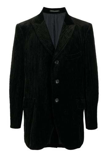 Yohji Yamamoto Blazer monopetto - Nero