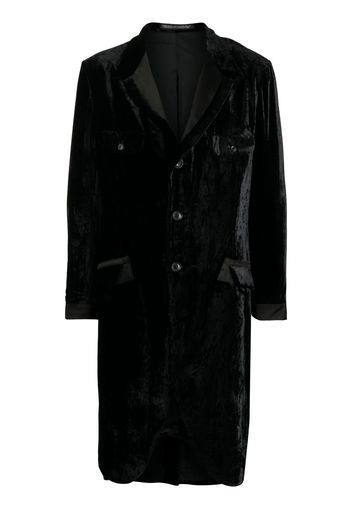 Yohji Yamamoto Cappotto monopetto - Nero