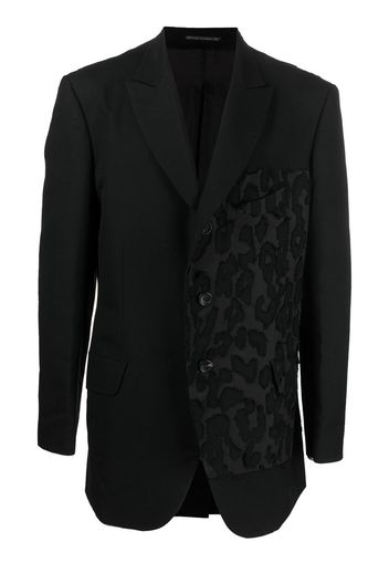 Yohji Yamamoto Blazer monopetto - Nero