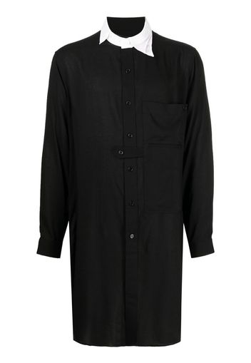 Yohji Yamamoto Camicia lunga - Nero