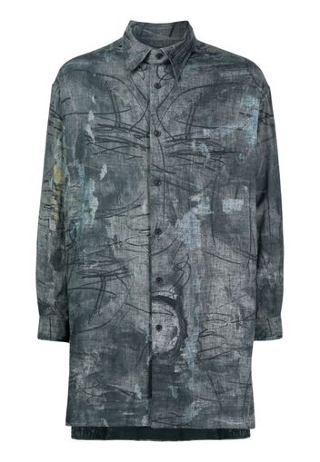 Yohji Yamamoto Camicia O-Asakura - Verde