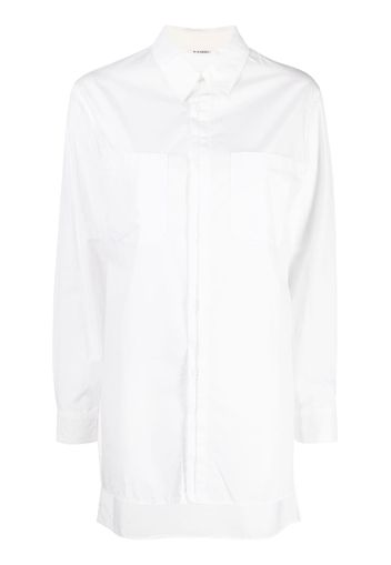 Yohji Yamamoto Camicia semi trasparente - Bianco