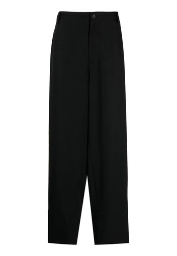 Yohji Yamamoto wool loose fit trousers - Nero