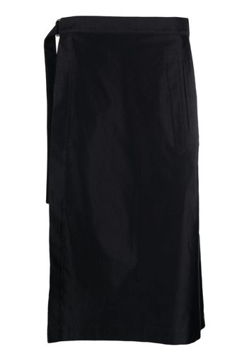 Yohji Yamamoto layered cotton trousers - Nero