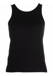 Yohji Yamamoto rear lace-up tank top - Nero