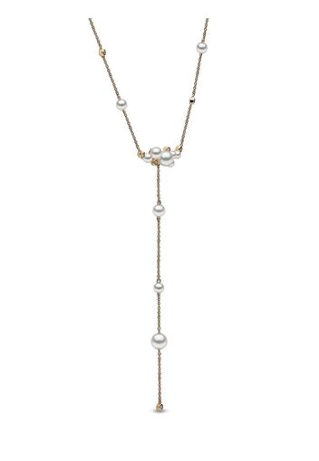 Yoko London 18kt yellow gold Trend freshwater pearl and diamond necklace - Oro