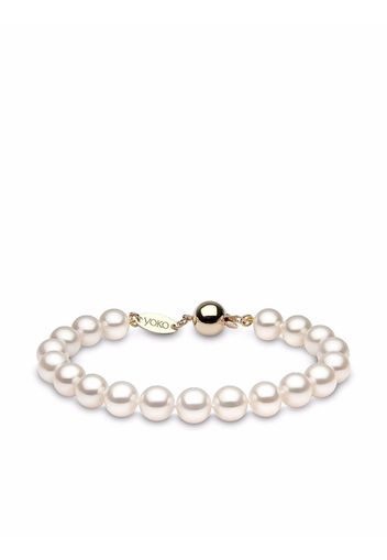 Yoko London 18kt yellow gold Classic 8mm Freshwater Pearl bracelet - Oro