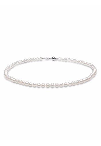 Yoko London 18kt white gold Classic 6mm Freshwater pearl necklace - Argento