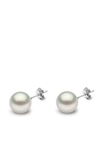 Yoko London Classic 11mm South Sea Pearl Stud Earrings in 18ct White Gold - Argento