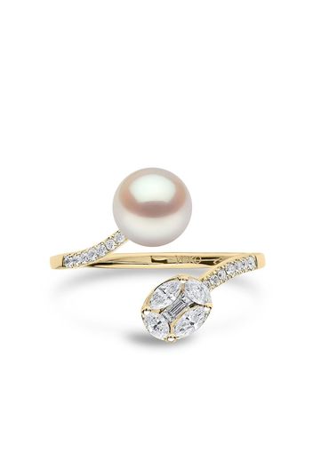 Yoko London 18kt yellow gold Starlight pearl and diamond ring - Oro