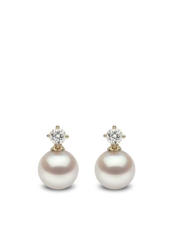 Yoko London 18kt yellow gold Classic pearl earrings - Oro
