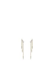 Yoko London 18kt yellow gold Trend freshwater pearl and diamond chain earrings - Oro