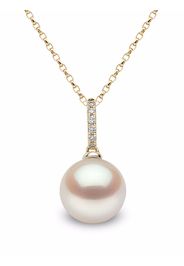 Yoko London 18kt yellow gold Classic Freshwater pearl and diamond necklace - Oro