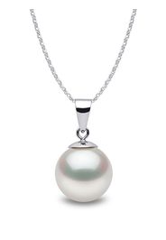 Yoko London 18kt white gold Classic 9mm South Sea pearl pendant necklace - Argento