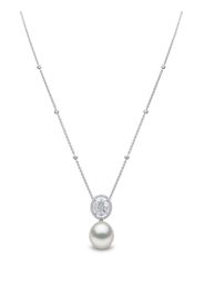 Yoko London Collana Starlight in oro bianco 18kt con perla dei Mari del Sud e diamanti - Argento