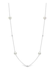 Yoko London 18kt white gold Akoya pearl necklace - Argento