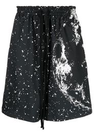 Yoshiokubo moon print shorts - Nero