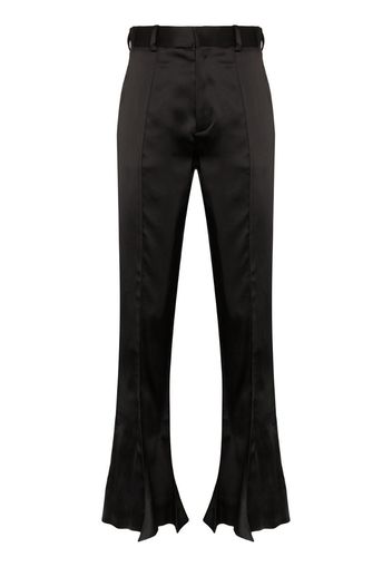 Trumpet high waist flared trousers