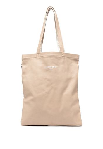 Y/Project Borsa tote con stampa - Marrone