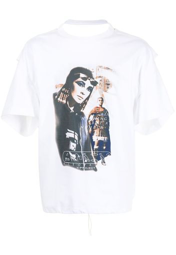 Y/Project photgraph-print cotton T-shirt - Bianco