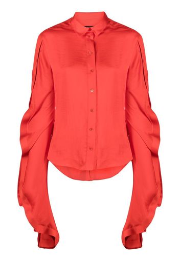 Y/Project gathered sleeve shirt - Rosso