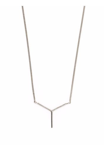 Y/Project Y-shaped necklace - Argento