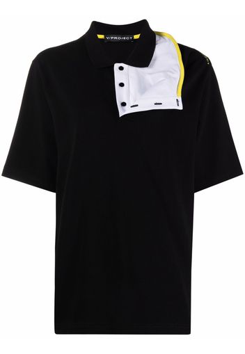 Y/Project reconstructed polo shirt - Nero